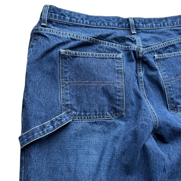 Vintage Y2K Tommy Hilfiger Painter Carpenter Jeans Size 16 Blue Slim Fit - Picture 2 of 10